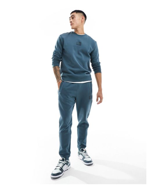 EA7 Armani – – jogginghose aus sweatstoff in Blue für Herren