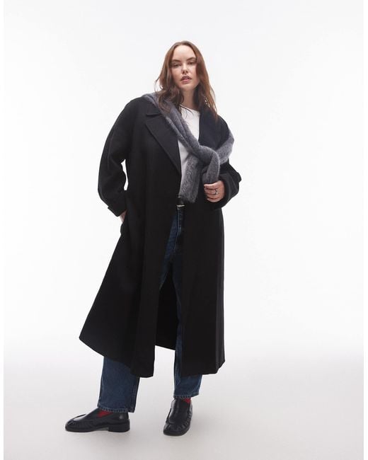 Mango Black Curve – wollmantel