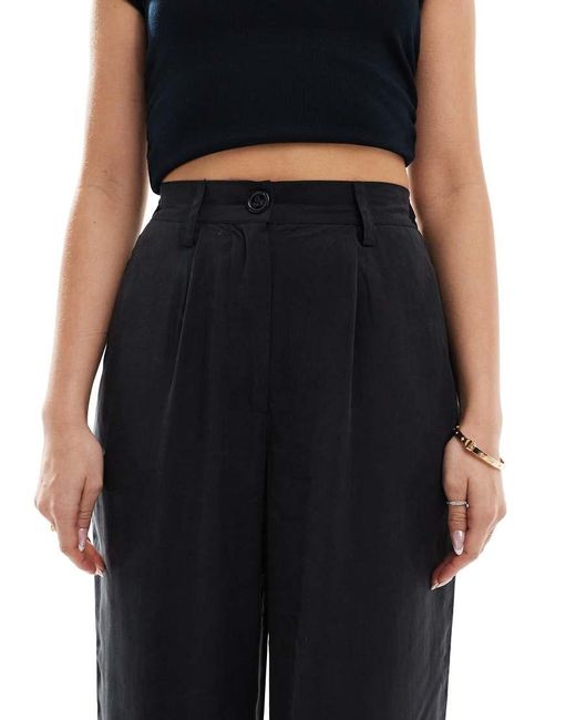 ASOS Blue Relaxed Straight Leg Trousers Co-Ord