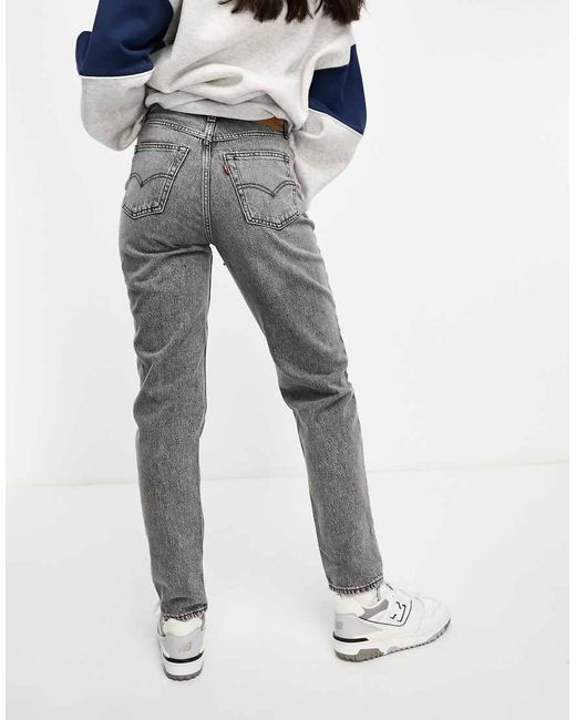 Levi's Gray 80's Mom Jeans