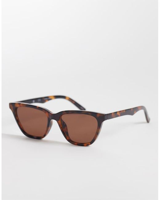 Vero Moda Multicolor Rectangular Cat Eye Sunglasses