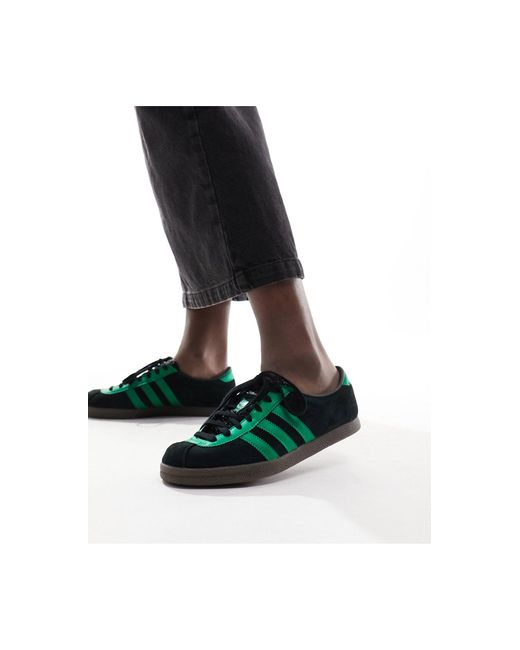 London - sneakers nere e verdi di Adidas Originals in Black