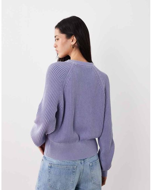 HUGO Purple Slipery Sweatshirt