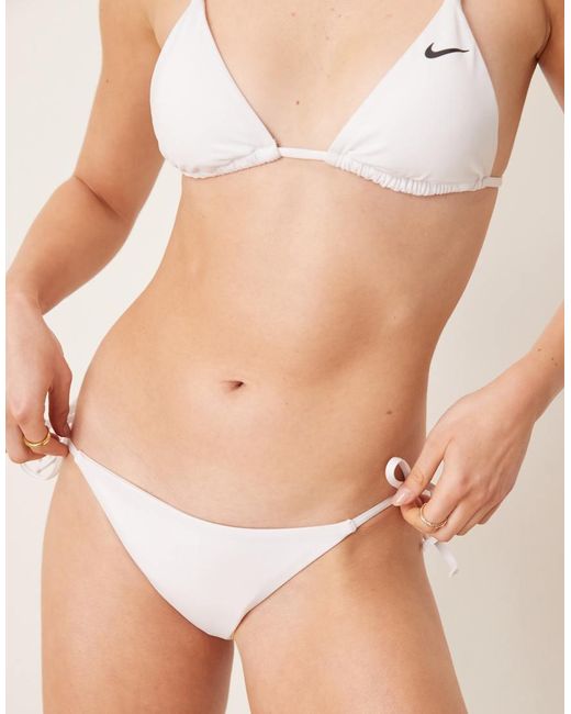 Nike Natural Nike Essential String Bikini Bottom