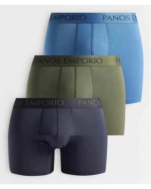 Panos Emporio Blue 3 Pack Noos Boxer Brief for men