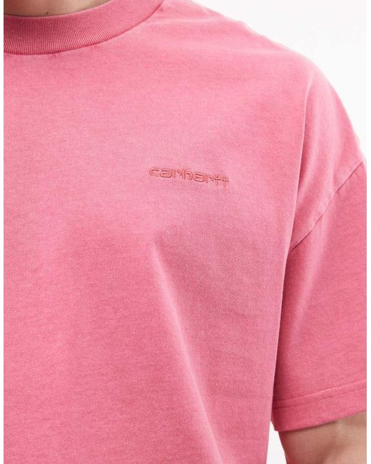 Carhartt Pink Benton T-shirt for men