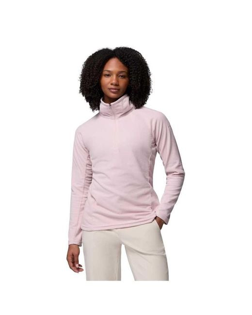 Columbia Pink Glacial Iv 1/2 Zip