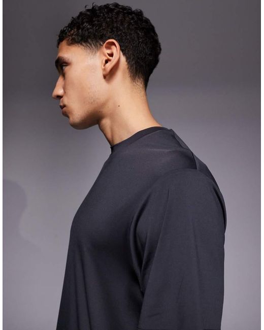 4505 Blue Icon Quick Dry Mesh Training T-shirt for men