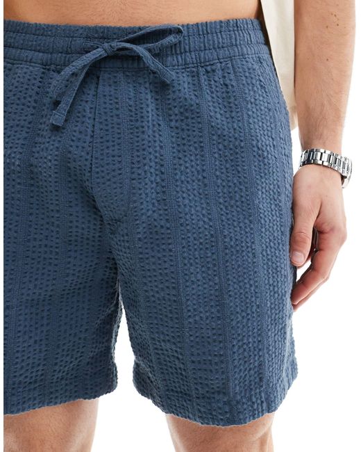 Pantaloncini da 6" di Abercrombie & Fitch in Blue da Uomo