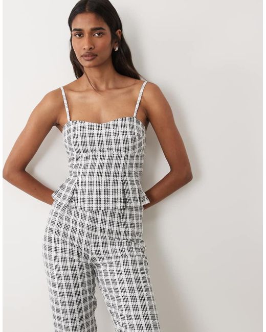 Miss Selfridge Gray Tailored Cami Co-Ord