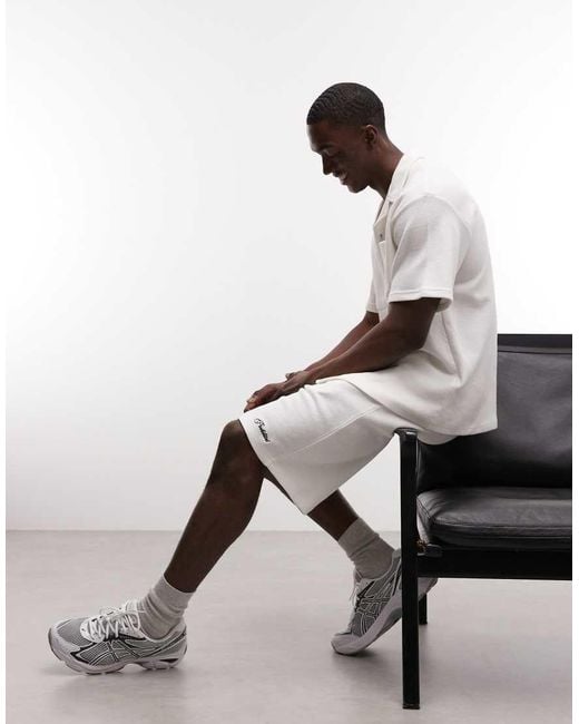 Prohibited Black Waffle Shorts Co-ord for men