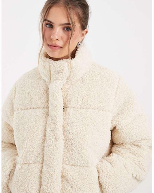 Levi's Blue Brynn Crop Puffer Jacket