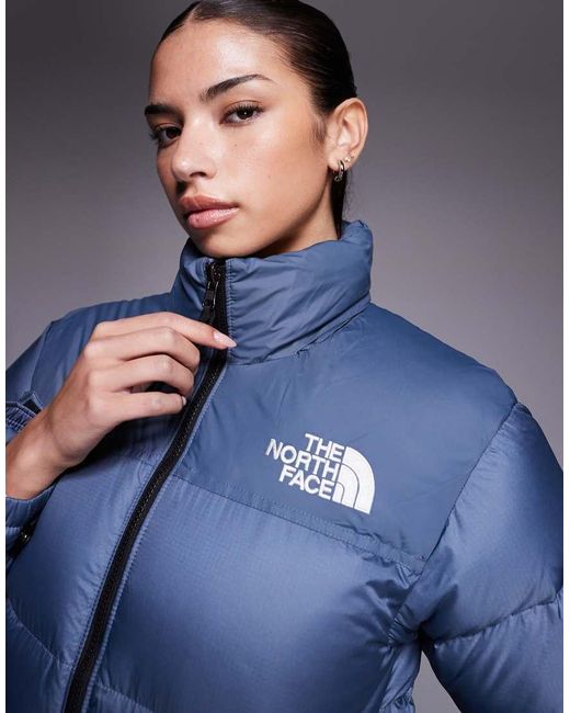 The North Face Blue 1996 Retro Nuptse Puffer Jacket