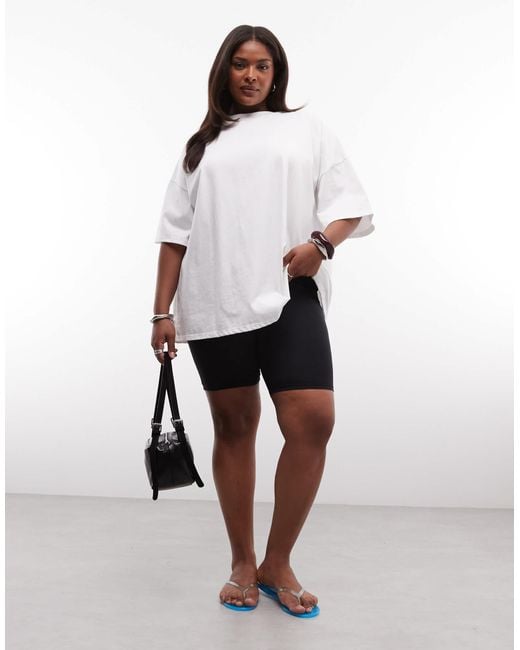 Collusion White Plus Legging Short