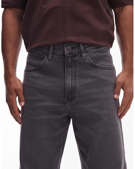 Jean droit ample - délavé Wrangler pour homme en coloris Red