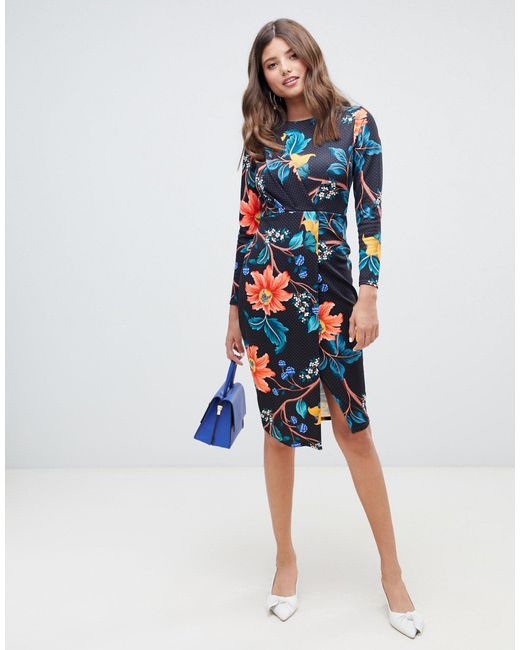 closet draped sleeveless wrap dress