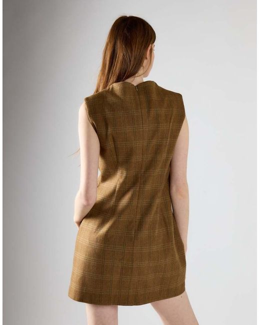 Glamorous Natural Tailored Fit Mini Dress