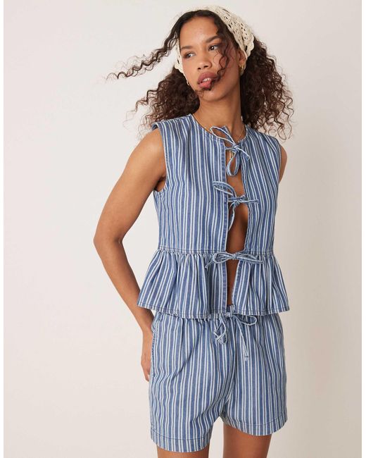 Threadbare Blue – jeans-shorts