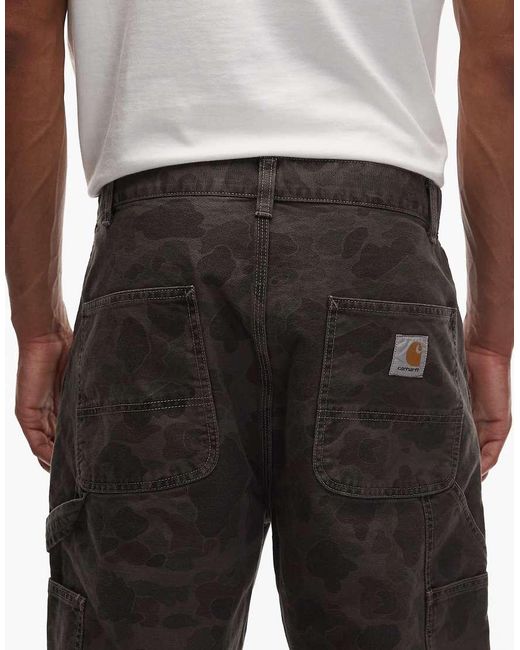 Carhartt Black Duck Single Knee Straight Leg Trousers for men