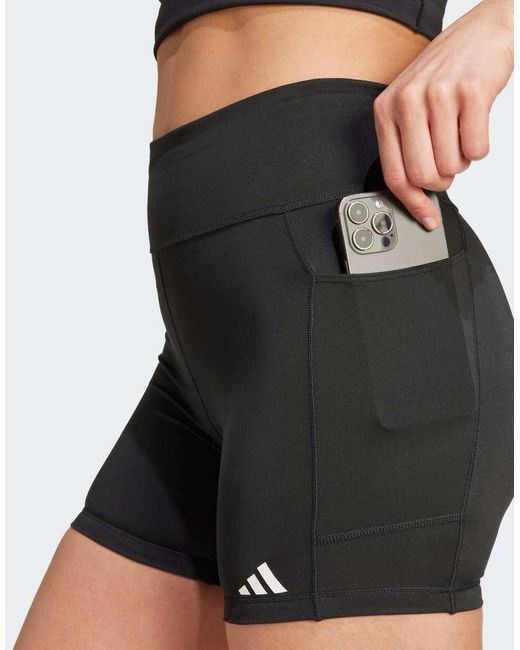 Adidas Originals Gray Own The Run Short Leggings