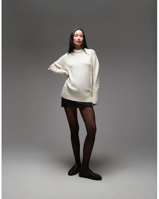 ARKET Gray Wool Jumper With Raglan Sleeves