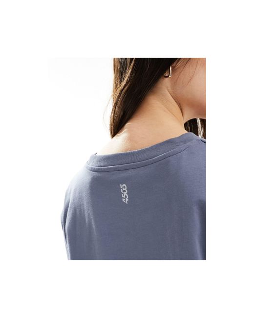 ASOS 4505 Blue Icon Oversized T-shirt With Quick Dry