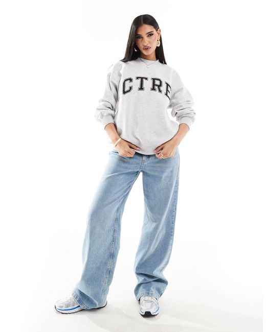 The Couture Club White Co-ord Varisty Sweatshirt