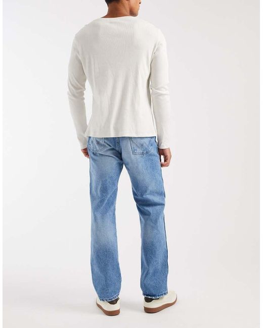 Wrangler Blue 13Mwz Original Cowboy Straight Fit Jeans