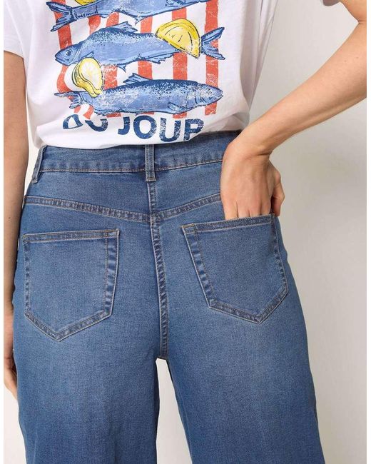Long Tall Sally Blue Barrel Leg Jeans