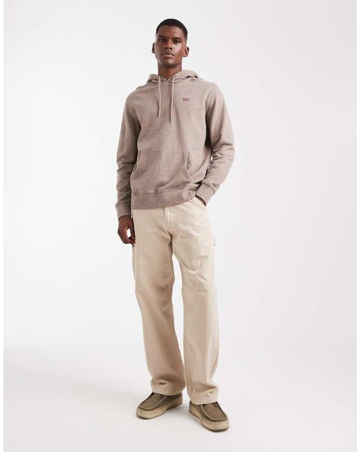 Levi's Natural Original Batwing Logo Hoodie for men