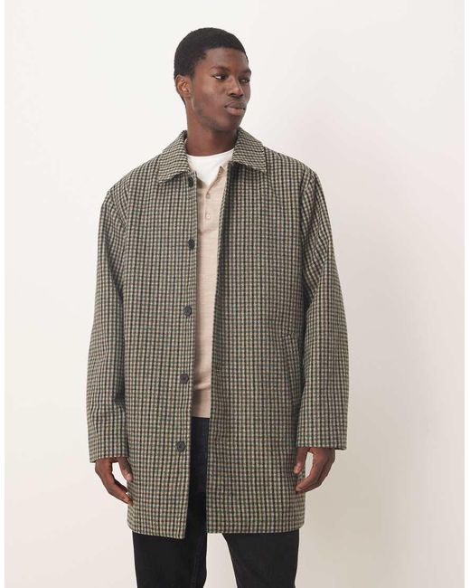 ASOS Natural Mid Length Carcoat for men
