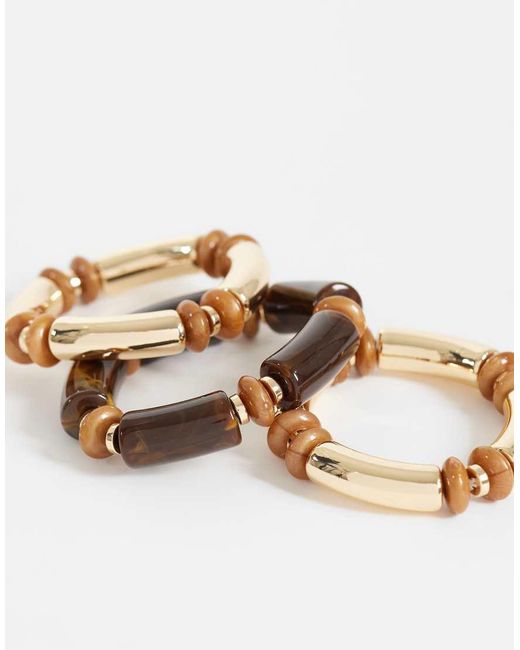 ASOS White Pack Of 3 Stacking Bangles