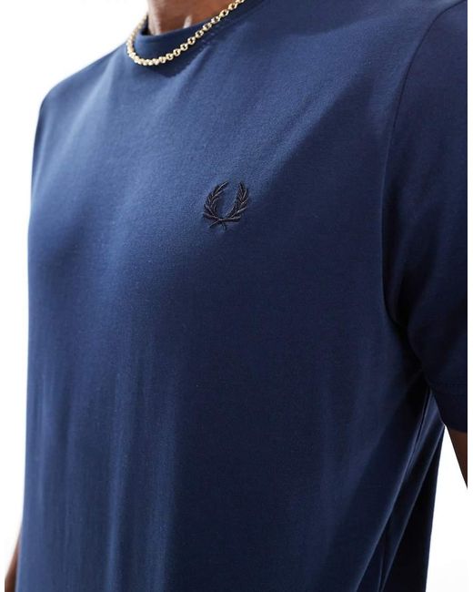 Fred Perry Blue T-Shirt for men