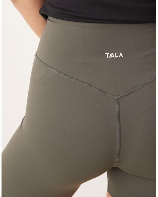 Tala Natural Dayflex Wrap High Waisted Shorts