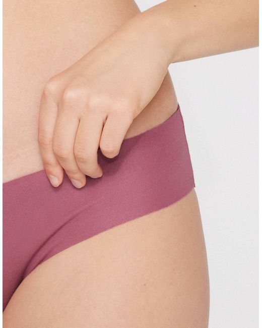 Tezenis Pink Seamless Cotton Knickers