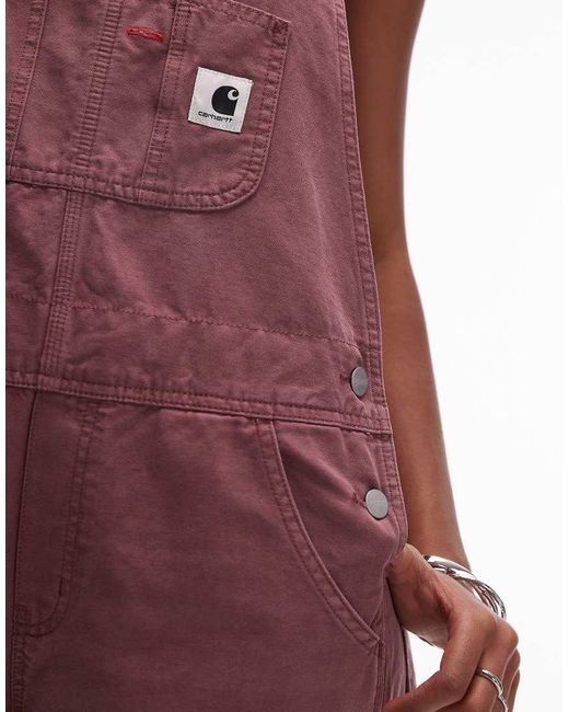 Carhartt Purple Dungaree Overalls