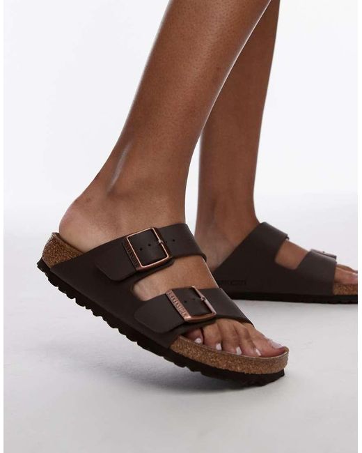 Birkenstock Brown Unisex Arizona Birko-flor Sandals