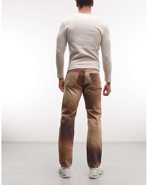 Weekday White Space Straight Jeans for men