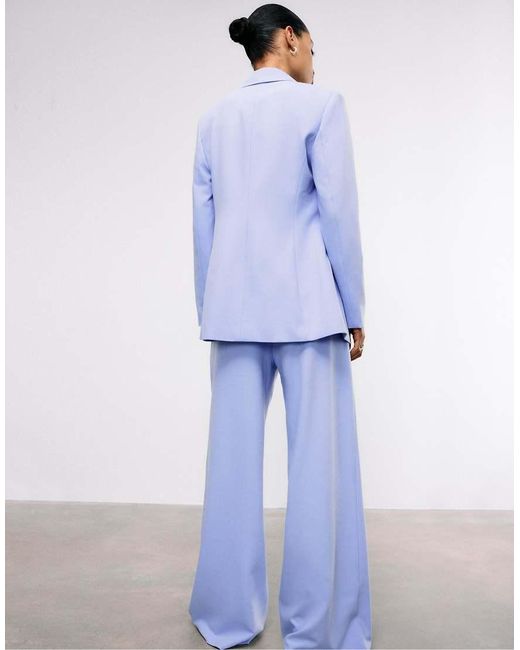 Stradivarius Aansluitende Blazer in het Blue
