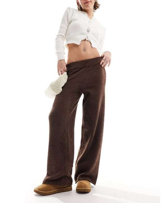 Furry joggers best sale