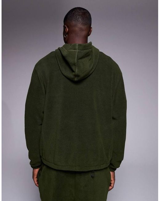 ASOS Green Co-Ord Relaxed Hoodie for men