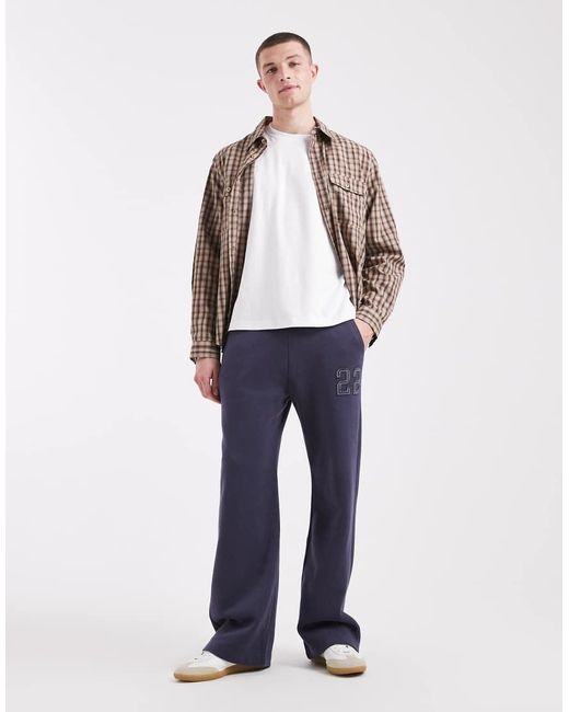 Hollister Blue Bootcut joggers