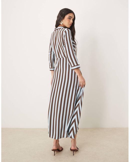 Y.A.S Natural – maxi-hemdkleid