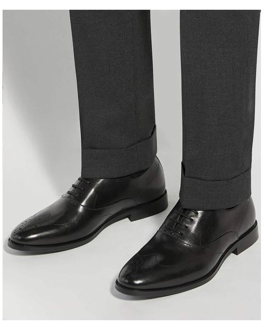 Dune Black Shaay Brogues for men