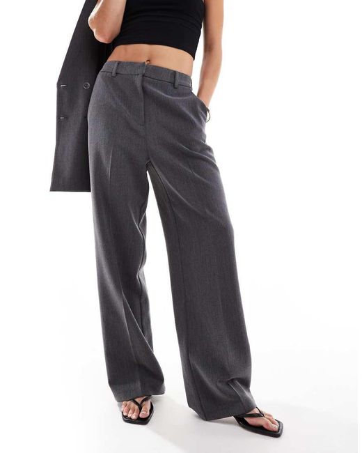 Y.A.S Blue Wide Leg Tailored Trouser Co-ord