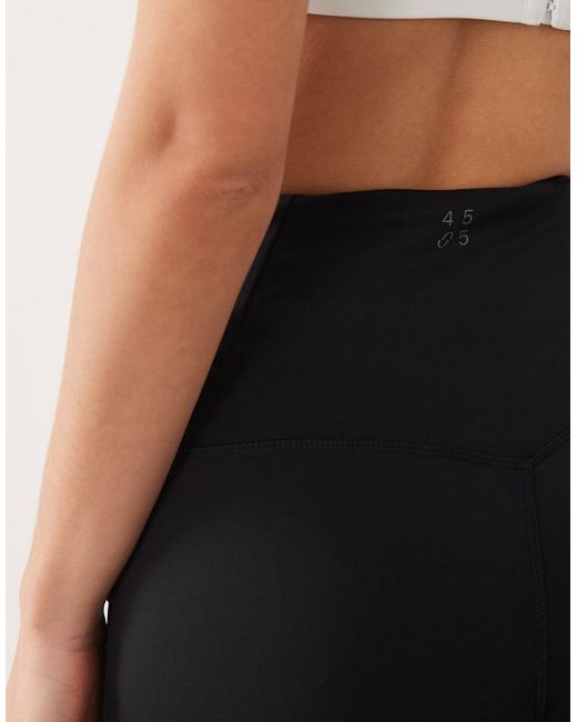 4505 Gray Icon Active High Waist 5 Inch Legging Short With Zip Phone Pocket