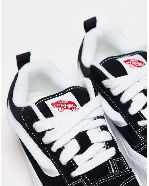Vans White Knu Stacked Platform Trainers