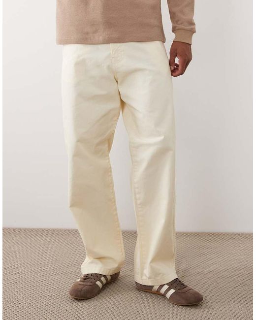 Jack & Jones Natural Alex baggy Workwear Pants for men