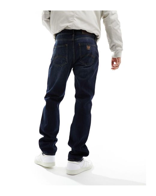 Armani Exchange – j13 – schmal geschnittene jeans in Blue für Herren