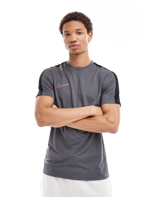 Nike - football academy - t-shirt grigia di Nike Football in Gray da Uomo
